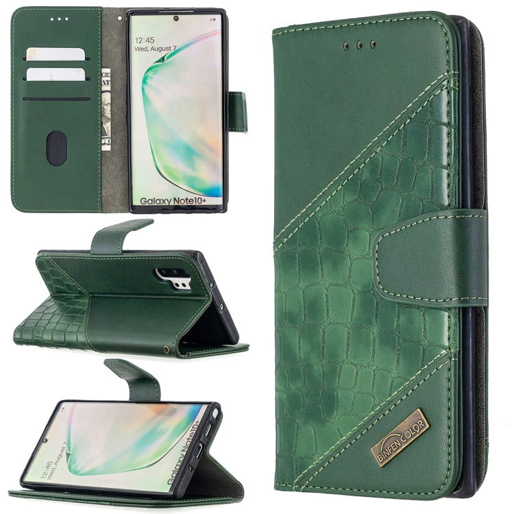 Custodia portafoglio in pelle sintetica per Galaxy Note10+