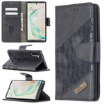 Custodia portafoglio in pelle sintetica per Galaxy Note10+