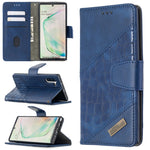 Custodia portafoglio in pelle sintetica per Galaxy Note10+