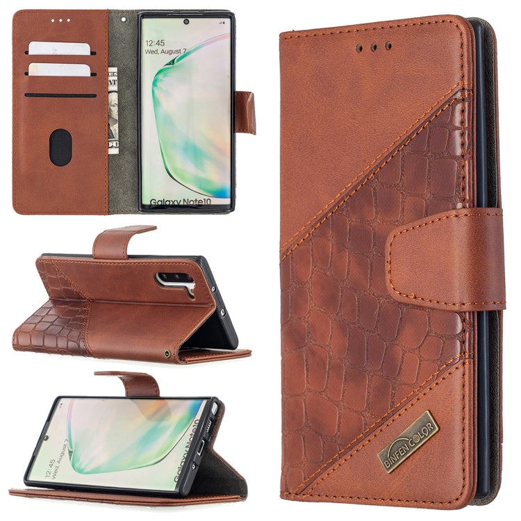 Custodia portafoglio in pelle sintetica per Galaxy Note10+