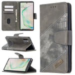 Custodia portafoglio in pelle sintetica per Galaxy Note10+