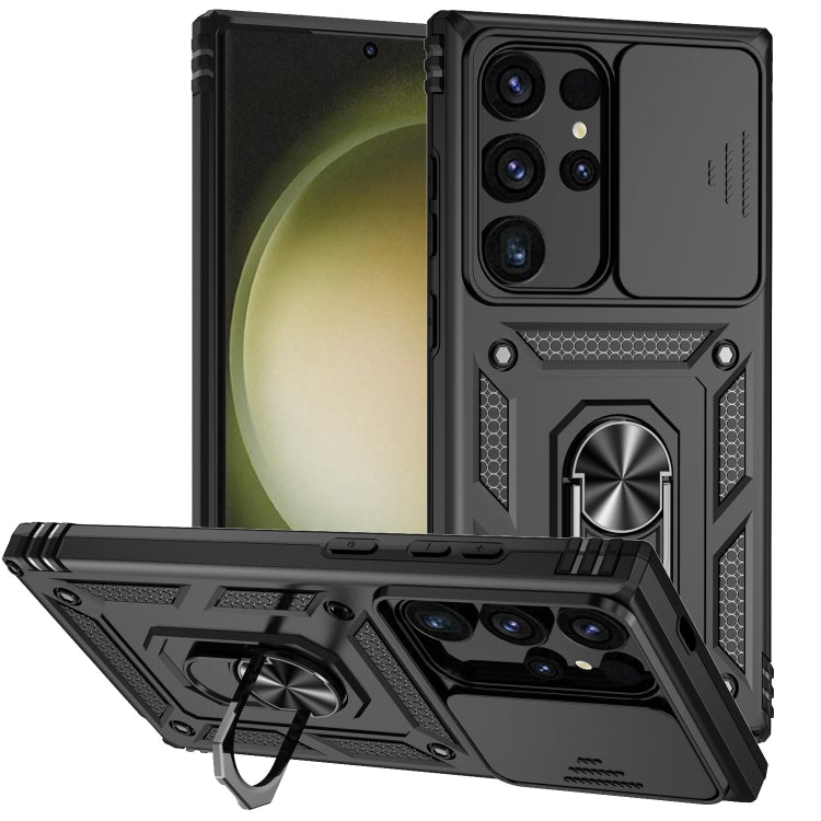 Custodia per telefono con supporto Camshield scorrevole, For Samsung Galaxy S24 Ultra 5G, For Samsung Galaxy S24+ 5G, For Samsung Galaxy S24 5G