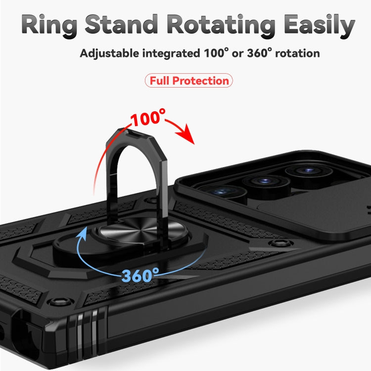 Custodia per telefono con supporto Camshield scorrevole, For Samsung Galaxy S24 Ultra 5G, For Samsung Galaxy S24+ 5G, For Samsung Galaxy S24 5G