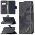 Custodia portafoglio pelle sintetica per Samsung Galaxy