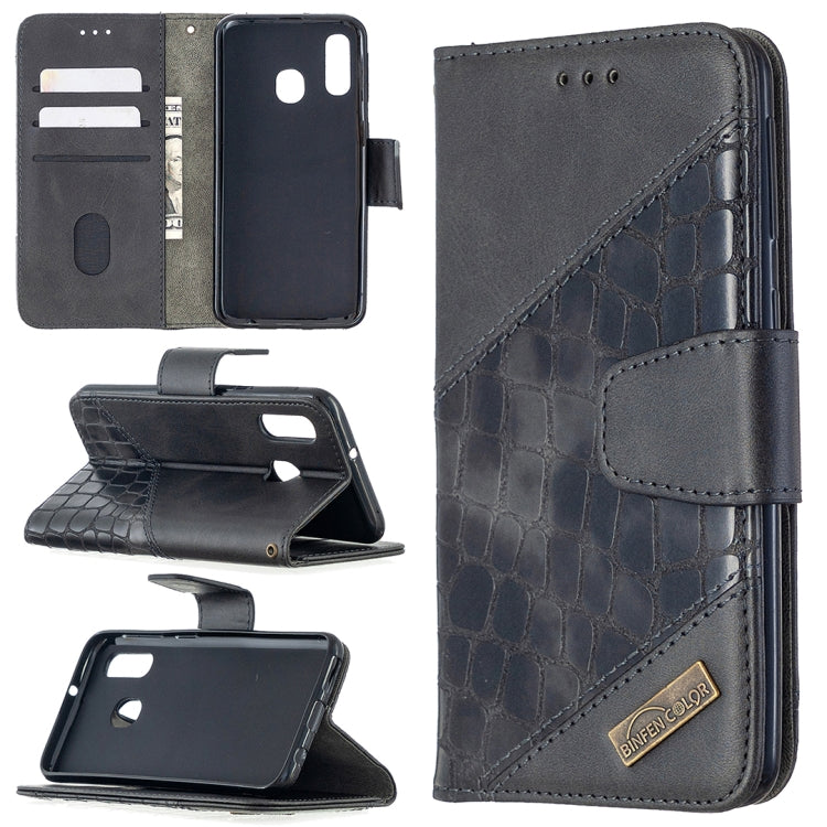 Custodia portafoglio in pelle sintetica per Samsung Galaxy A40