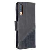 Custodia portafoglio in pelle sintetica per Samsung Galaxy A70