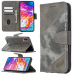 Custodia portafoglio in pelle sintetica per Samsung Galaxy A70