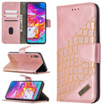 Custodia portafoglio in pelle sintetica per Samsung Galaxy A70