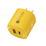 Caricabatterie 20W PD Type-C + USB QC3.0 EU/US Plug