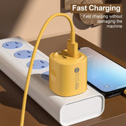 Caricabatterie PD20W Type-C + USB QC3.0, EU Plug, US Plug