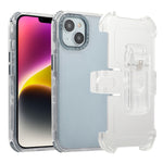 Custodia TPU satinata con clip posteriore per iPhone 15 Pro Max
