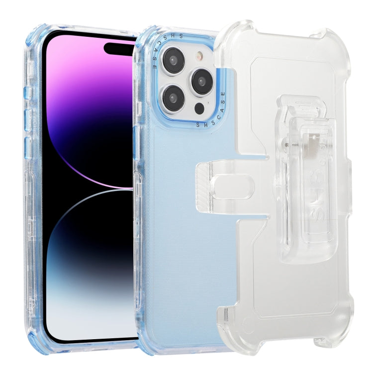 Custodia TPU satinata con clip posteriore per iPhone 15 Pro Max