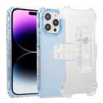 Custodia TPU satinata con clip posteriore per iPhone 15 Pro Max