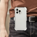 Custodia per telefono PC+TPU satinata con clip posteriore, For iPhone 13 Pro Max, For iPhone 13 Pro, For iPhone 13, For iPhone 12, For iPhone 12 Pro Max, For iPhone 12 Pro