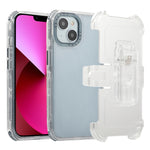 Custodia per telefono PC+TPU satinata con clip posteriore, For iPhone 13 Pro Max, For iPhone 13 Pro, For iPhone 13, For iPhone 12, For iPhone 12 Pro Max, For iPhone 12 Pro