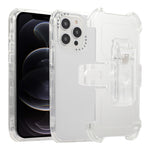 Custodia per telefono PC+TPU satinata con clip posteriore, For iPhone 13 Pro Max, For iPhone 13 Pro, For iPhone 13, For iPhone 12, For iPhone 12 Pro Max, For iPhone 12 Pro