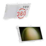Custodia per telefono PC+TPU satinata con clip posteriore, For Samsung Galaxy S24 Ultra 5G, For Samsung Galaxy S24+ 5G, For Samsung Galaxy S24 5G