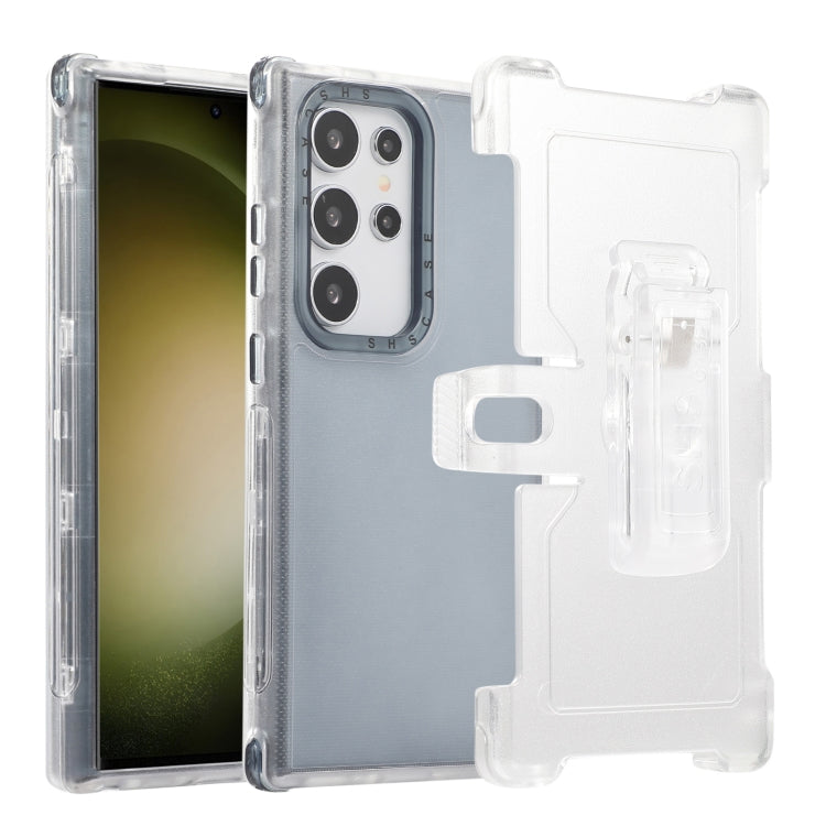 Custodia per telefono PC+TPU satinata con clip posteriore, For Samsung Galaxy S24 Ultra 5G, For Samsung Galaxy S24+ 5G, For Samsung Galaxy S24 5G
