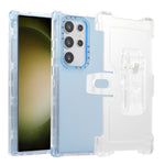 Custodia per telefono PC+TPU satinata con clip posteriore, For Samsung Galaxy S24 Ultra 5G, For Samsung Galaxy S24+ 5G, For Samsung Galaxy S24 5G