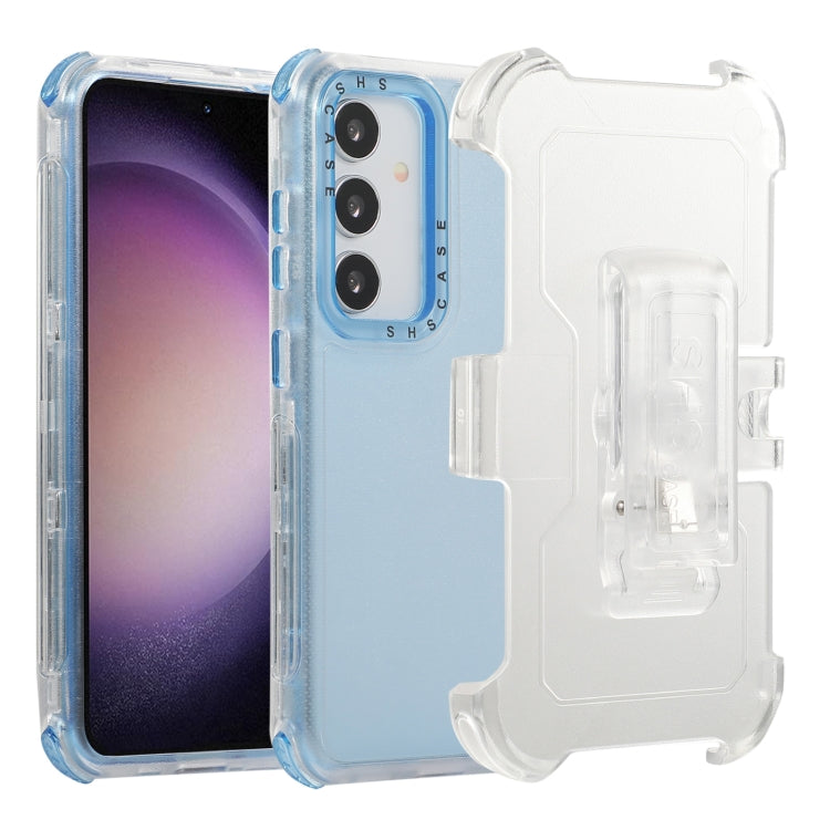 Custodia per telefono PC+TPU satinata con clip posteriore, For Samsung Galaxy S24 Ultra 5G, For Samsung Galaxy S24+ 5G, For Samsung Galaxy S24 5G