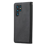 Custodia per telefono in pelle Flip con texture pelle impastata, For Samsung Galaxy S24 Ultra 5G, For Samsung Galaxy S24+ 5G, For Samsung Galaxy S24 5G