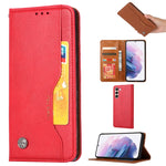 Custodia per telefono in pelle Flip con texture pelle impastata, For Samsung Galaxy S24 Ultra 5G, For Samsung Galaxy S24+ 5G, For Samsung Galaxy S24 5G