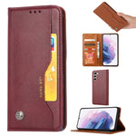 Custodia per telefono in pelle Flip con texture pelle impastata, For Samsung Galaxy S24 Ultra 5G, For Samsung Galaxy S24+ 5G, For Samsung Galaxy S24 5G