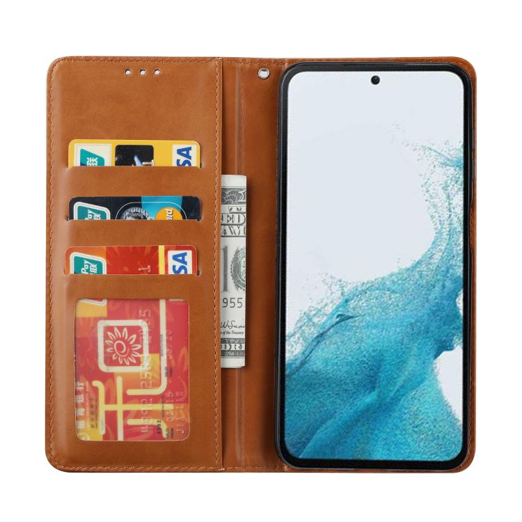 Custodia per telefono in pelle Flip con texture pelle impastata, For Samsung Galaxy S26+ 5G, For Samsung Galaxy S26 Ultra 5G, For Samsung Galaxy S26 5G, For Samsung Galaxy S25 5G, For Samsung Galaxy S25+ 5G, For Samsung Galaxy S25 Ultra 5G