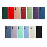 Custodia per telefono in silicone liquido imitazione, For Samsung Galaxy A05, For Samsung Galaxy A05S