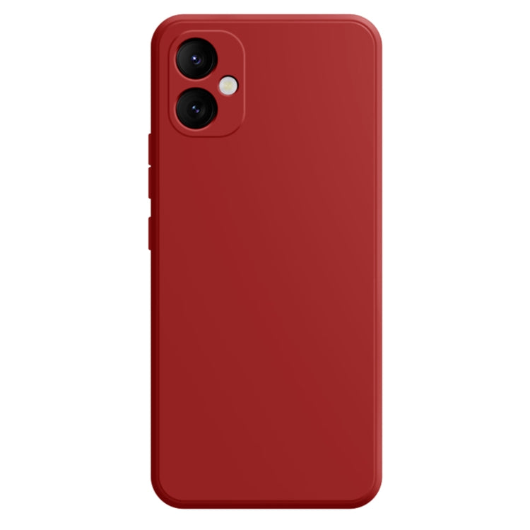 Custodia per telefono in silicone liquido imitazione, For Samsung Galaxy A05, For Samsung Galaxy A05S