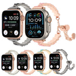 Bracciale a catena con perline di conchiglia, cinturino in metallo, For Apple Watch 42mm, For Apple Watch 38mm