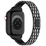 Cinturino per orologio in metallo con bracciale Devil Eye Diamond, For Apple Watch SE 2023 44mm, For Apple Watch SE 2023 40mm, For Apple Watch Ultra 2 49mm, For Apple Watch Series 9 45mm, For Apple Watch Series 9 41mm, For Apple Watch Ultra 49mm