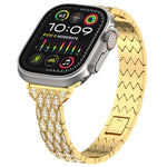 Cinturino per orologio in metallo con bracciale Devil Eye Diamond, For Apple Watch SE 2023 44mm, For Apple Watch SE 2023 40mm, For Apple Watch Ultra 2 49mm, For Apple Watch Series 9 45mm, For Apple Watch Series 9 41mm, For Apple Watch Ultra 49mm
