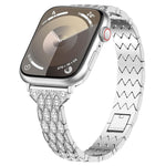 Cinturino per orologio in metallo con bracciale Devil Eye Diamond, For Apple Watch Series 8 41mm, For Apple Watch Series 8 45mm, For Apple Watch SE 2022 40mm, For Apple Watch SE 2022 44mm, For Apple Watch Series 7 41mm, For Apple Watch Series 7 45mm