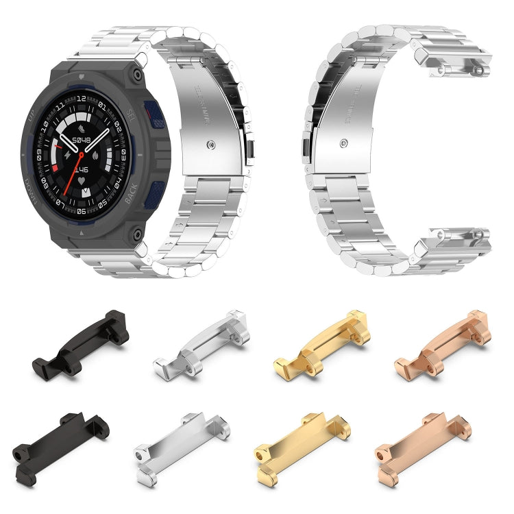 1 Pair Metal Strap Connectors, For Amazfit Active Edge A2212