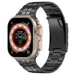 Cinturino per orologio in acciaio al titanio con fibbia tartaruga, For Apple Watch SE 2023 44mm, For Apple Watch SE 2023 40mm, For Apple Watch Ultra 2 49mm, For Apple Watch Series 9 45mm, For Apple Watch Series 9 41mm, For Apple Watch Ultra 49mm