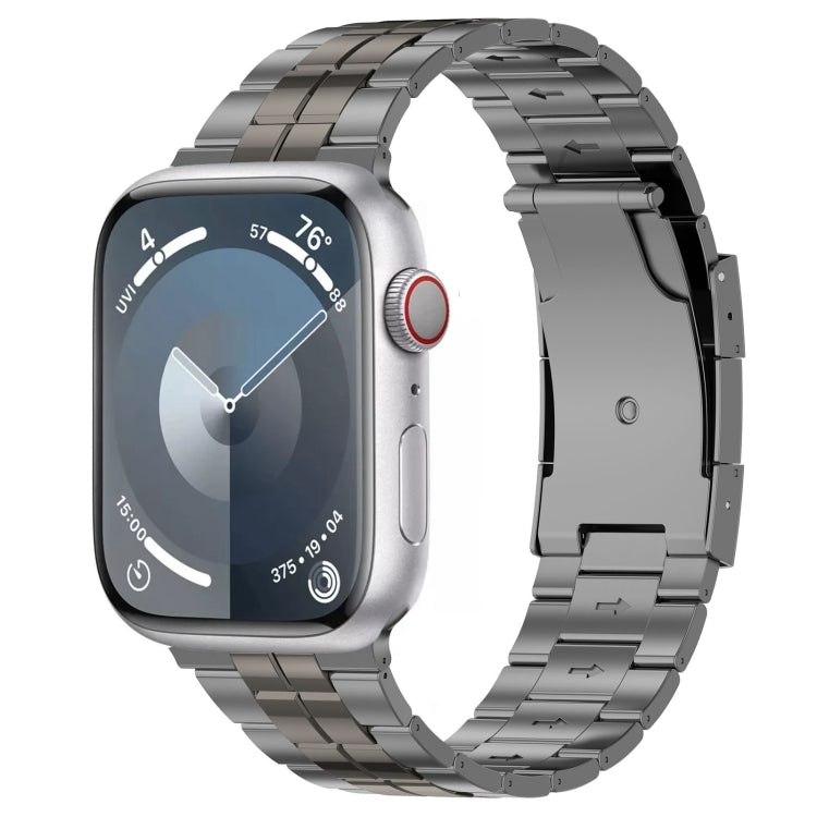 Cinturino per orologio in acciaio al titanio con fibbia tartaruga, For Apple Watch SE 2023 44mm, For Apple Watch SE 2023 40mm, For Apple Watch Ultra 2 49mm, For Apple Watch Series 9 45mm, For Apple Watch Series 9 41mm, For Apple Watch Ultra 49mm