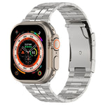Cinturino per orologio in acciaio al titanio con fibbia tartaruga, For Apple Watch SE 2023 44mm, For Apple Watch SE 2023 40mm, For Apple Watch Ultra 2 49mm, For Apple Watch Series 9 45mm, For Apple Watch Series 9 41mm, For Apple Watch Ultra 49mm