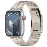 Cinturino per orologio in acciaio al titanio con fibbia tartaruga, For Apple Watch SE 40mm, For Apple Watch SE 44mm, For Apple Watch Series 6 40mm, For Apple Watch Series 6 44mm, For Apple Watch Series 5 44mm, For Apple Watch Series 5 40mm
