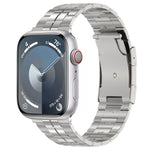 Cinturino per orologio in acciaio al titanio con fibbia tartaruga, For Apple Watch 42mm, For Apple Watch 38mm