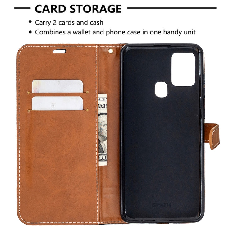Custodia portafoglio in pelle PU per Samsung Galaxy A21s
