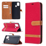 Custodia portafoglio in pelle PU per Samsung Galaxy A21s