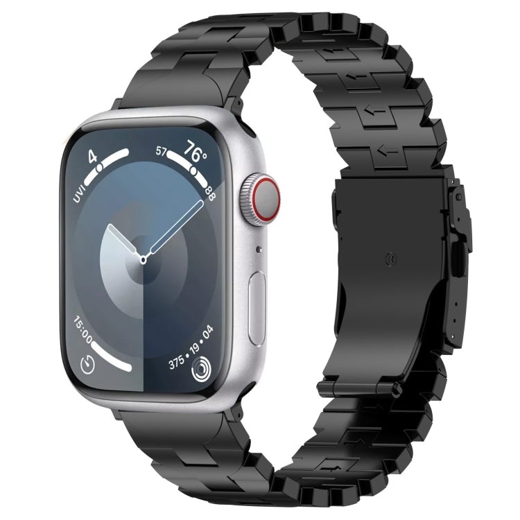 Cinturino per orologio in acciaio al titanio tipo farfalla, For Apple Watch SE 40mm, For Apple Watch SE 44mm, For Apple Watch Series 6 40mm, For Apple Watch Series 6 44mm, For Apple Watch Series 5 44mm, For Apple Watch Series 5 40mm