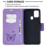 Custodia portafoglio in pelle PU per Samsung Galaxy A21s