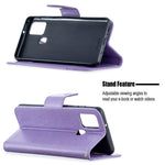 Custodia portafoglio in pelle PU per Samsung Galaxy A21s