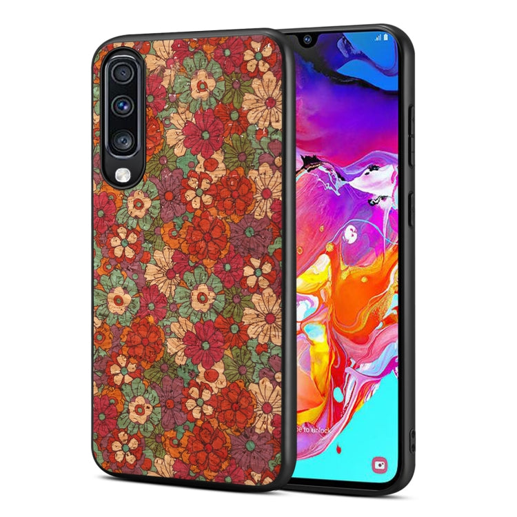 Custodia per telefono in TPU serie Four Seasons Flower Language, For Samsung Galaxy A20s, For Samsung Galaxy A70, For Samsung Galaxy A20