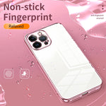 Custodia per telefono con foro fine con placcatura trasparente, For iPhone 13 Pro Max, For iPhone 13 Pro, For iPhone 13