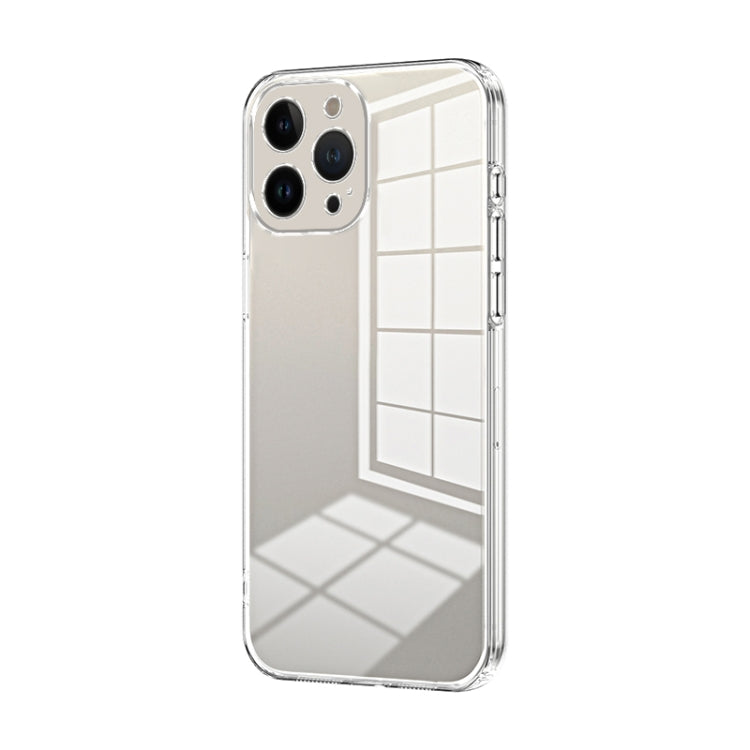 Custodia per telefono con foro fine con placcatura trasparente, For iPhone 13 Pro Max, For iPhone 13 Pro, For iPhone 13