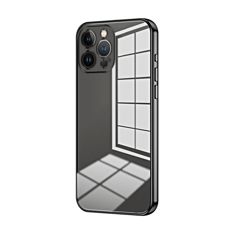 Custodia per telefono con foro fine con placcatura trasparente, For iPhone 13 Pro Max, For iPhone 13 Pro, For iPhone 13