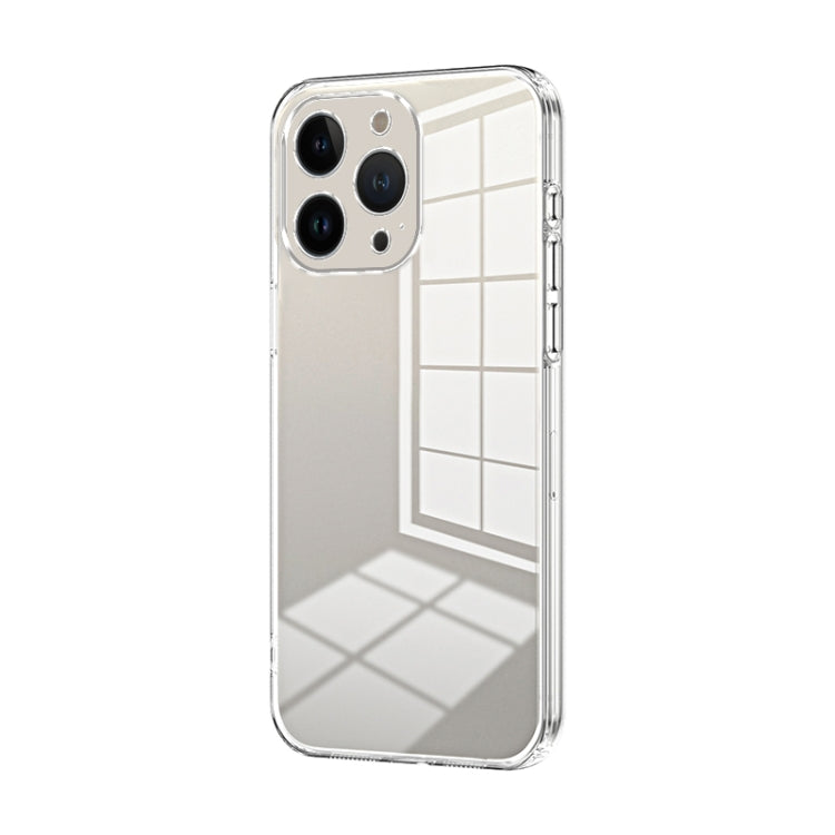 Custodia per telefono con foro fine con placcatura trasparente, For iPhone 13 Pro Max, For iPhone 13 Pro, For iPhone 13